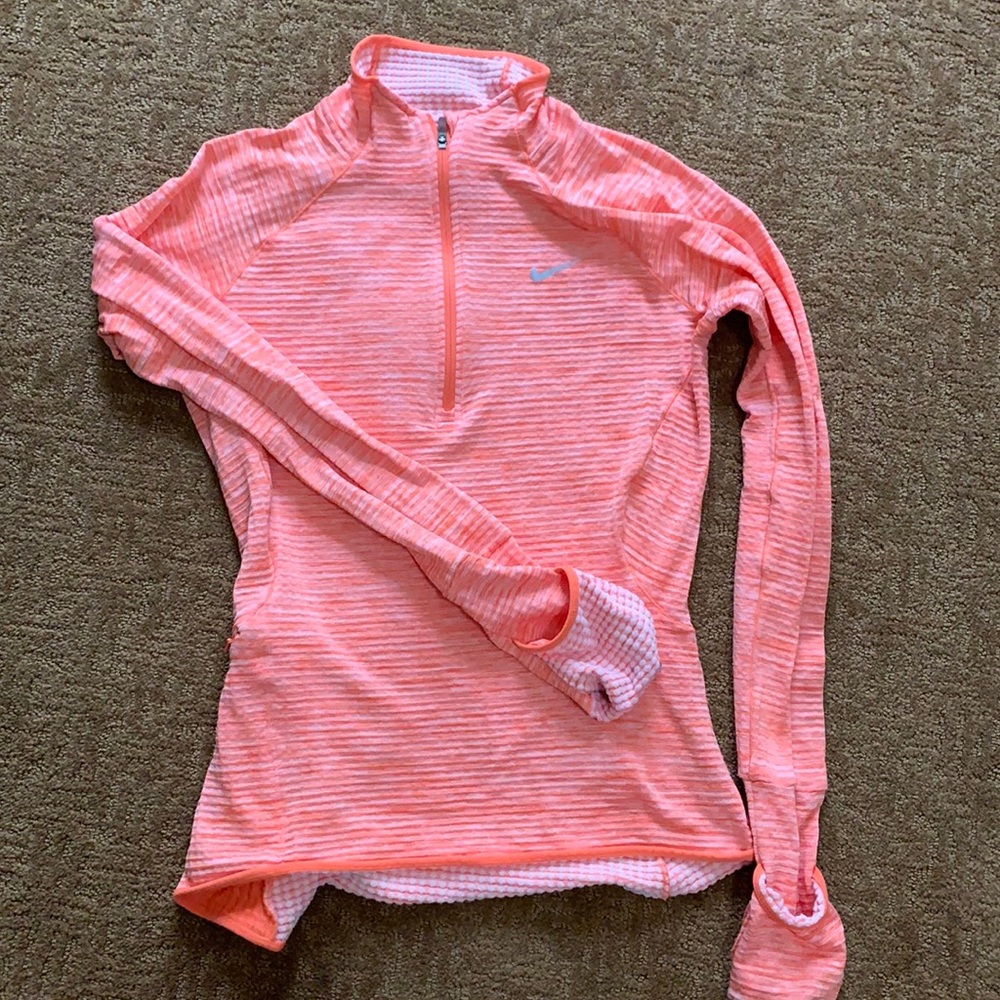 Nike athletic quarter zip jacket